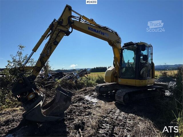 Excavadora sobre orugas Komatsu PC78US-11 Tracked Excavator with Tiltrotator and B