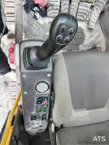 Crawler excavator Volvo EC240CL excavator with a tooth bucket