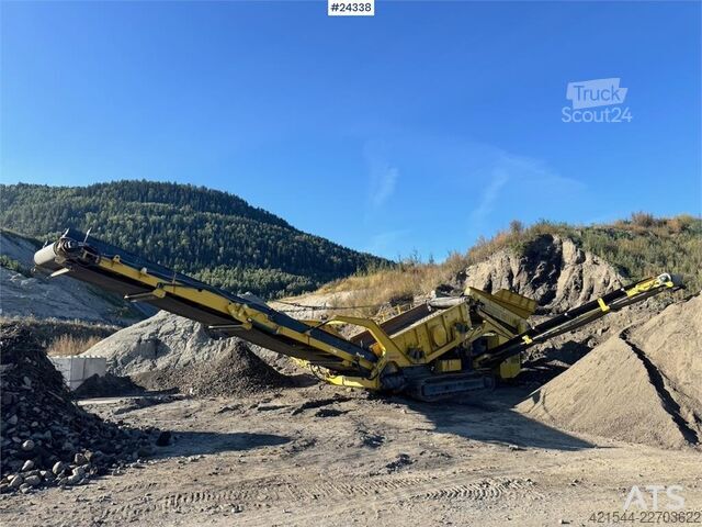  Keestrack K6 screening plant with 3 fractions