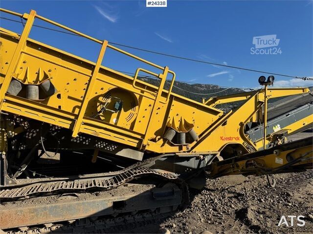  Keestrack K6 screening plant with 3 fractions