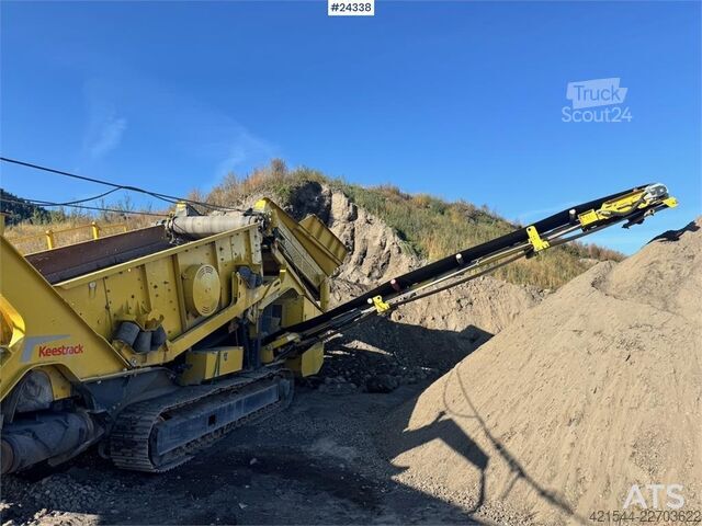  Keestrack K6 screening plant with 3 fractions