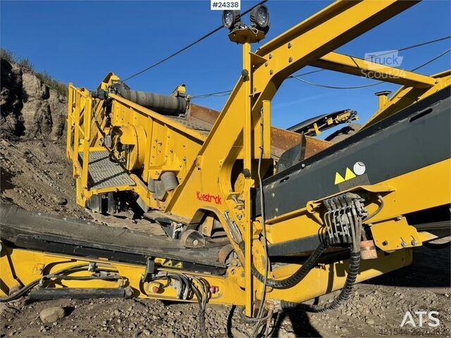 Seulontalaitos Keestrack K6 screening plant with 3 fractions