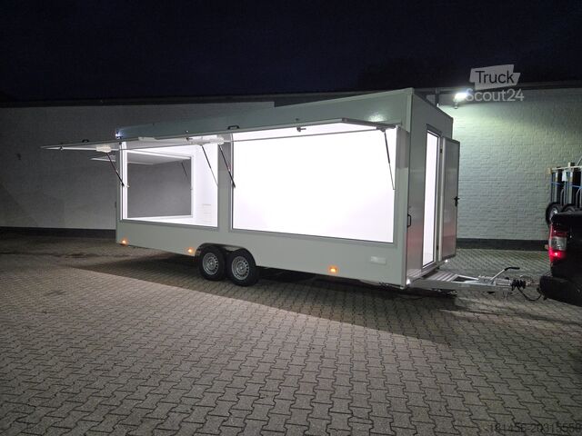 Ремарке за продажба trailershop Verkaufsanhänger 620x220x230cm 3 Klappen