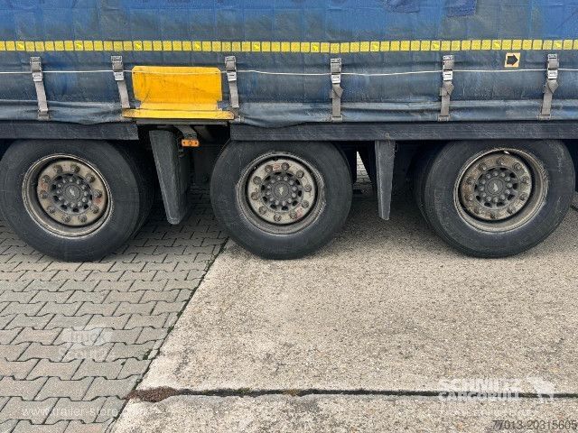 Brandalı açık yarı römork Schmitz Cargobull Curtainsider Mega