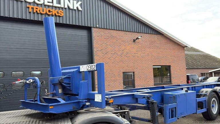 Transporte de contentores Hendricks 20ft container Kippchassis 24V hydraulic Self s...