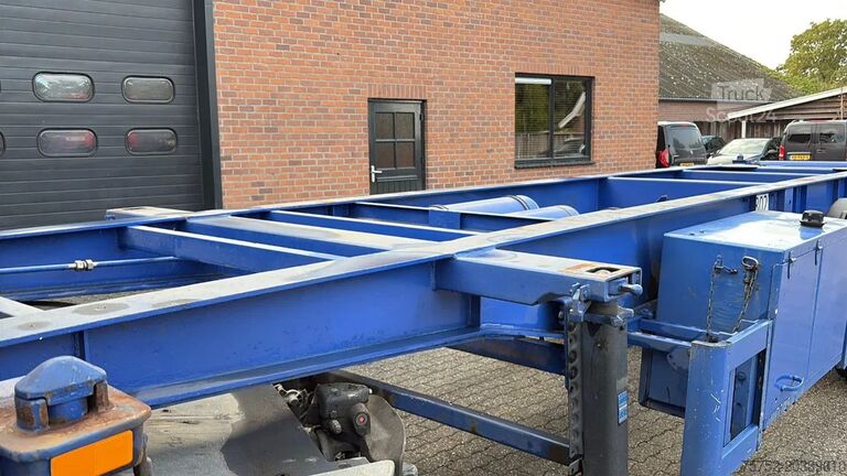 Transporte de contentores Hendricks 20ft container Kippchassis 24V hydraulic Self s...