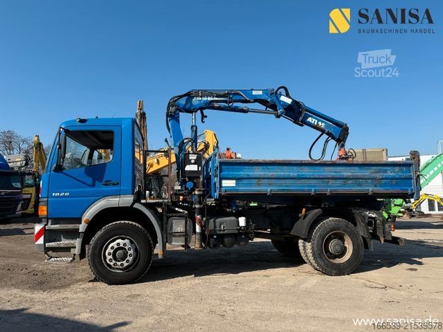 Kipper LKW MERCEDES-BENZ Atego 1828/3 S.-Kipper Meiller/Atlas AK 85.1-A2