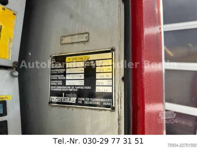 Inny MERCEDES-BENZ MB 1222 AF LF 20 Tank 1800l + 200l Schaum