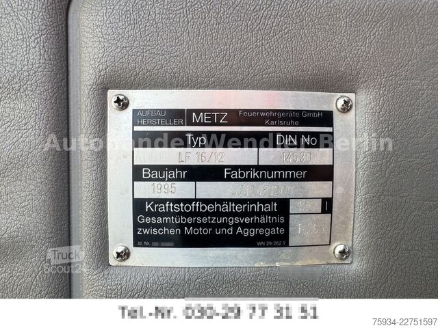 другое MERCEDES-BENZ 1224 AF SK LF 16 4x4 Tank 1600l