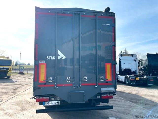 Auflieger mit Walkingfloor STAS 60m³ Agrar Schubboden/Trichter/Funk/Auch Miete!