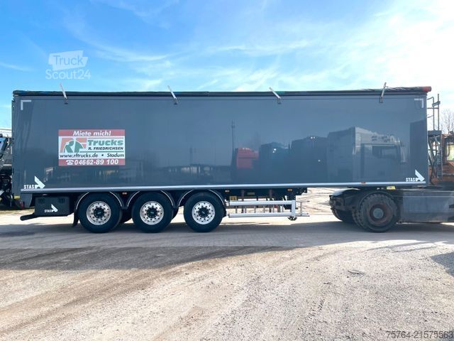 Auflieger mit Walkingfloor STAS 60m³ Agrar Schubboden/Trichter/Funk/Auch Miete!