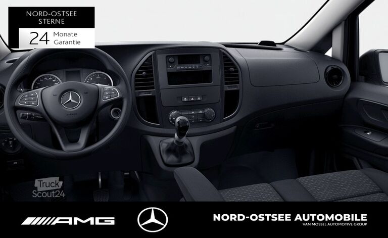 Fourgon tôlé Mercedes-Benz VITO 110 KASTEN DAB PTS DOPPELBEIFAHRERSITZ DAB