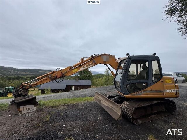 Rupsgraafmachine CASE 9007 Tracked Excavator w/ 2 Buckets – 4,770 Hours