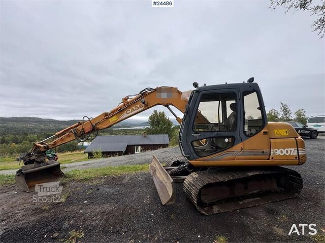 Rupsgraafmachine CASE 9007 Tracked Excavator w/ 2 Buckets – 4,770 Hours