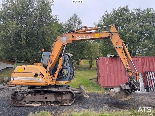 Rupsgraafmachine CASE 9007 Tracked Excavator w/ 2 Buckets – 4,770 Hours