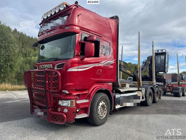 Houthouder Scania R730 Timber Truck – Engine Replaced