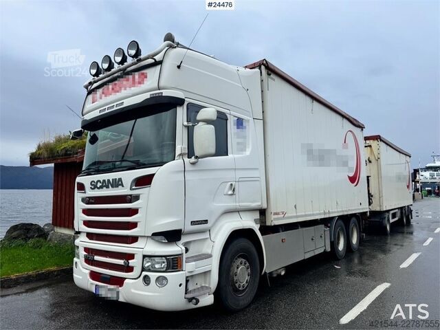 Kufor Scania R730 6x4 Wood Chip Truck with 12 tm Palfinger Cran