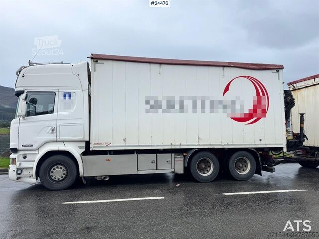 Kufor Scania R730 6x4 Wood Chip Truck with 12 tm Palfinger Cran