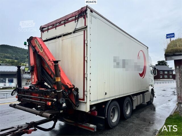 Kufor Scania R730 6x4 Wood Chip Truck with 12 tm Palfinger Cran