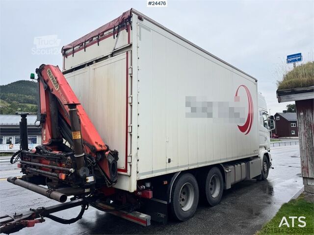 Kufor Scania R730 6x4 Wood Chip Truck with 12 tm Palfinger Cran