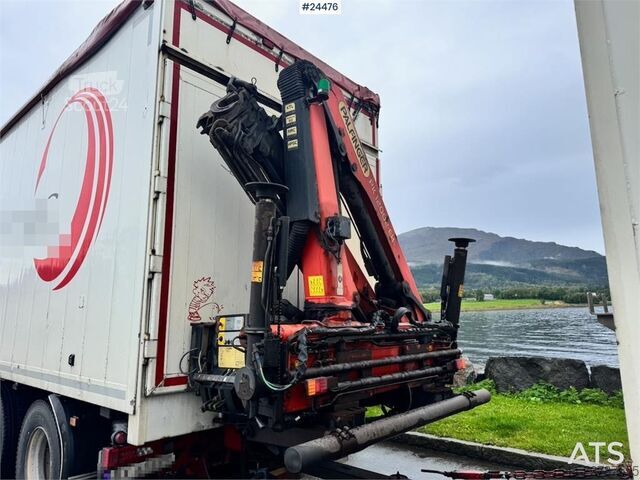 Kufor Scania R730 6x4 Wood Chip Truck with 12 tm Palfinger Cran