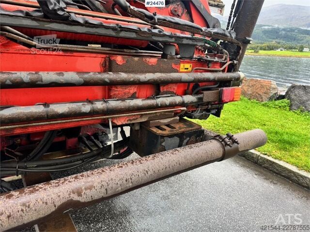 Kufor Scania R730 6x4 Wood Chip Truck with 12 tm Palfinger Cran
