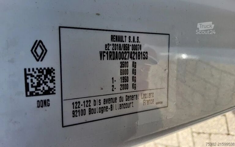 Fourgon tôlé Renault Master 170.35  EURO 6  L2H2 GESLOTEN - 965 - BP...