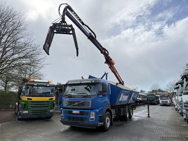 Sklápěcí vůz Volvo FM12 420 6X2 Kipper mit Kran Atlas 170.2