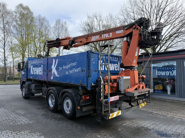 Sklápěcí vůz Volvo FM12 420 6X2 Kipper mit Kran Atlas 170.2