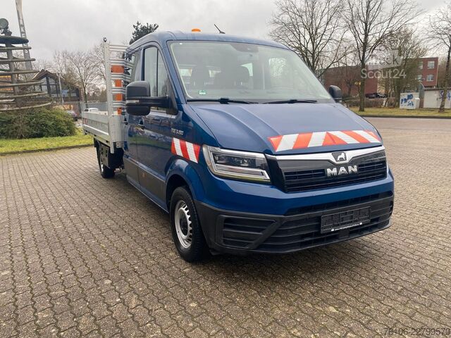 Pick-up panelvan MAN TGE 3.180 Pristche mit Kran *Doppelkabine*Ahk*