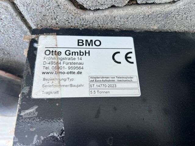 Furcă pentru paleți  BMO Adapterrahmen Manitou auf Euroaufnahme / 2023