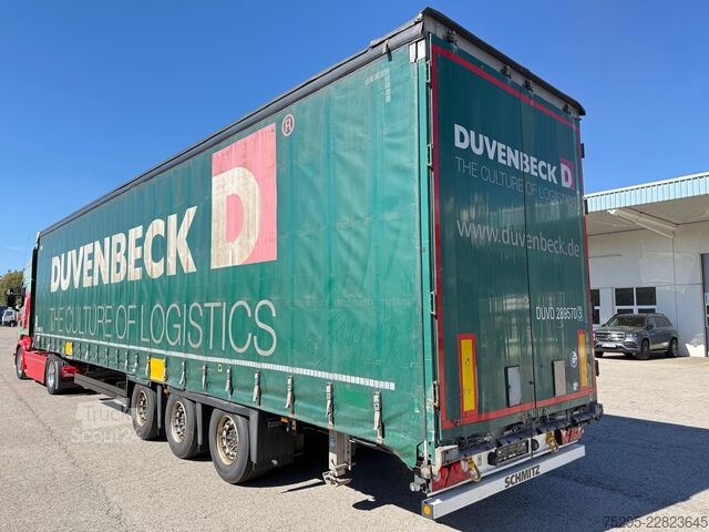Kommersiellt fordon Schmitz Cargobull 3 Achs Mega PowerCurtain Hubdach TÜV 04 2027