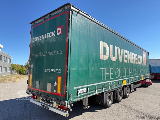Kommersiellt fordon Schmitz Cargobull 3 Achs Mega PowerCurtain Hubdach TÜV 04 2027