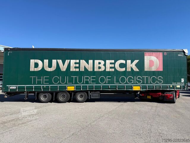 Kommersiellt fordon Schmitz Cargobull 3 Achs Mega PowerCurtain Hubdach TÜV 04 2027