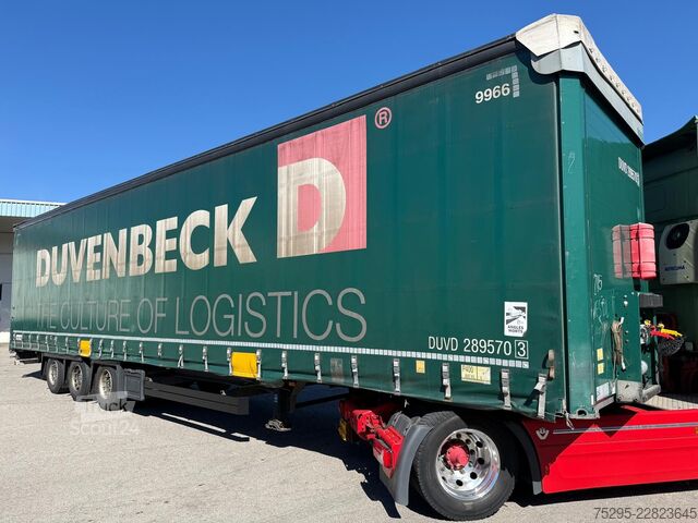 Kommersiellt fordon Schmitz Cargobull 3 Achs Mega PowerCurtain Hubdach TÜV 04 2027