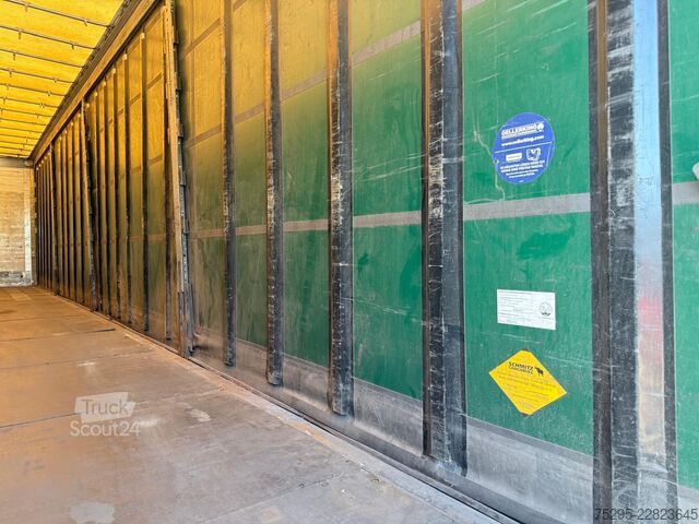 Kommersiellt fordon Schmitz Cargobull 3 Achs Mega PowerCurtain Hubdach TÜV 04 2027