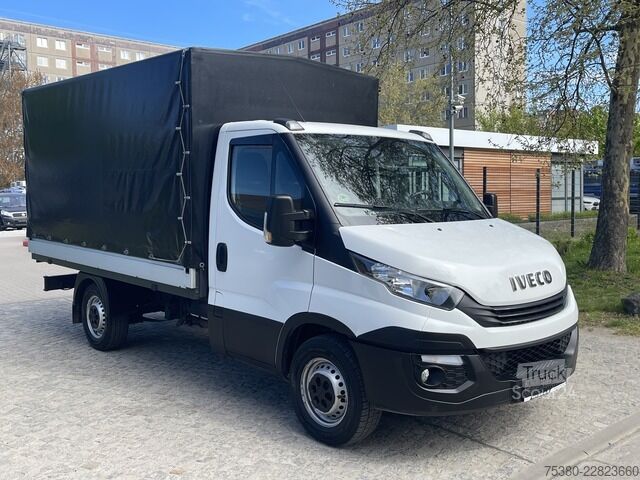 Фургон с брезентова завеса iveco Daily 35S18 V/P HI-MATIC 3450 1H*Klima*WEBASTO*