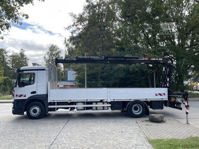 LKW mit Pritsche (offen) mercedes-benz Antos 1843 Hiab X-HIDUO 138 Kran 1.HAND*TOP*
