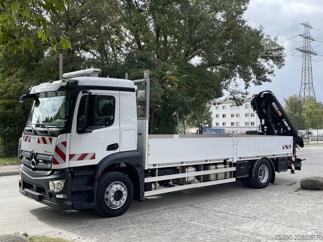 LKW mit Pritsche (offen) mercedes-benz Antos 1843 Hiab X-HIDUO 138 Kran 1.HAND*TOP*