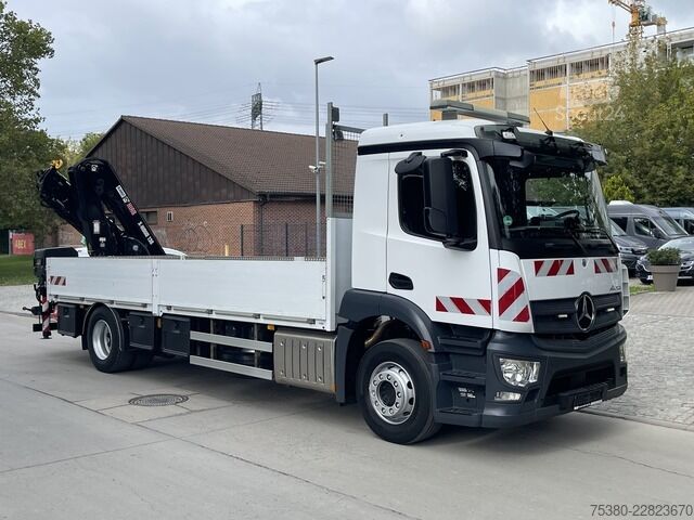 LKW mit Pritsche (offen) mercedes-benz Antos 1843 Hiab X-HIDUO 138 Kran 1.HAND*TOP*