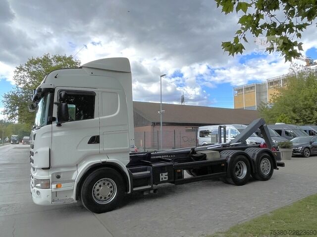 Φορτηγό γερανός roll-off scania R420 6X2 VDL *KLIMA*LIFT+LENKACHSE*