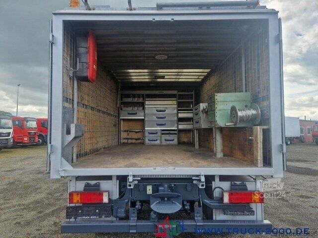 Samochód ciężarowy typu furgon Mercedes-Benz Atego 824 4x4 Ideal Werkstatt-Wohn-Expeditionsmobil