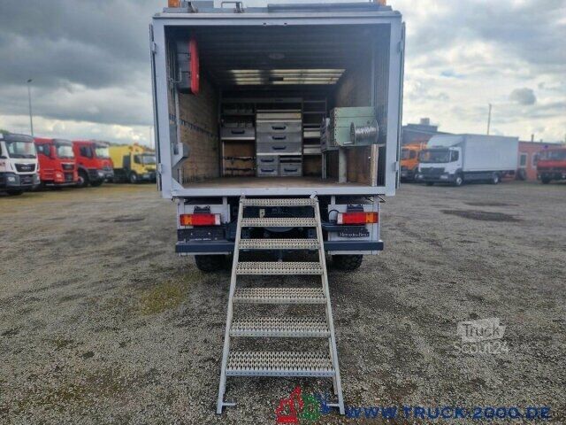 Samochód ciężarowy typu furgon Mercedes-Benz Atego 824 4x4 Ideal Werkstatt-Wohn-Expeditionsmobil