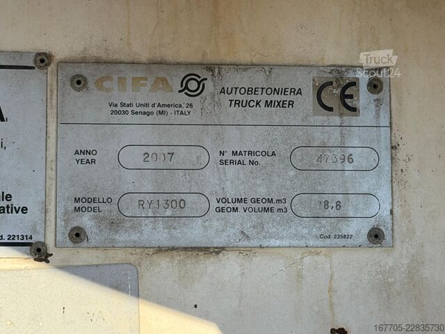 Kamion mikser za beton Iveco trakker