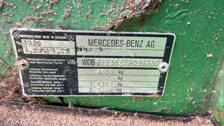 3-Seiten-Kipper Mercedes-Benz Vario 408 (MANUAL PUMP / TIPPER / POMPE MANUELL...