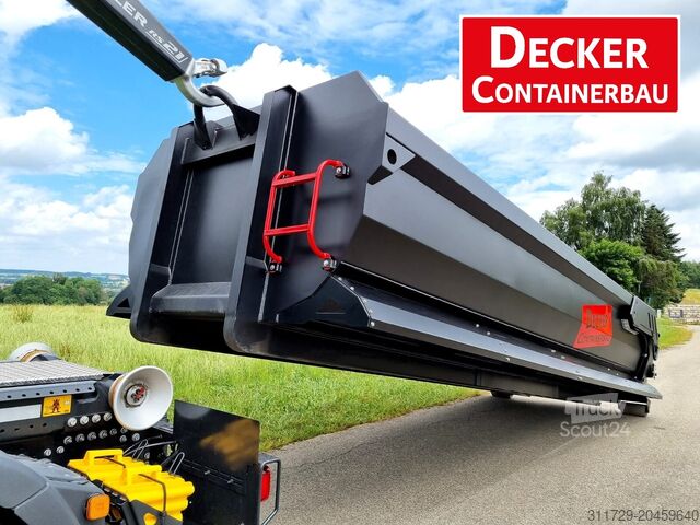 Kontener typu roll-off Decker Containerbau Abrollcontainer Halfpipe, Länge 6500mm