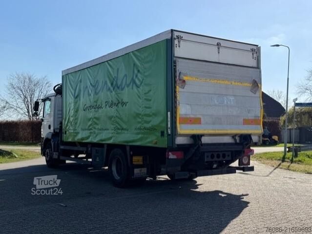 Автомобил с кран MAN TGM 19.250 KRAAN PALFINGER/SCHUIFKAP/LAADKLEP/S...