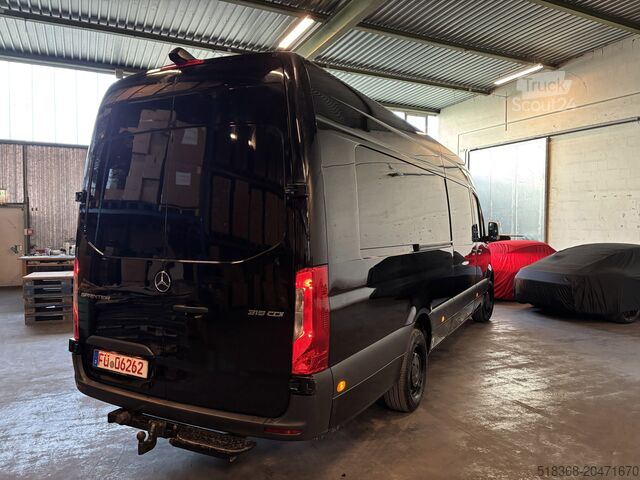 Kombinált dobozos kisteherautó, maxi hosszú és magas kivitel Mercedes Sprinter 319 MIXTO, Maxi