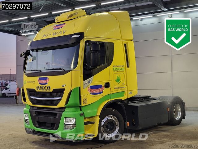 Standaard trekker Iveco Stralis 460 4X2 CNG! Retarder 2x Tanks Standklima