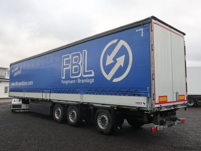 Naczepa otwarta z plandeką Schmitz Cargobull SCS 24/L-13.62 EB Bordwandsider Staplerhalterung